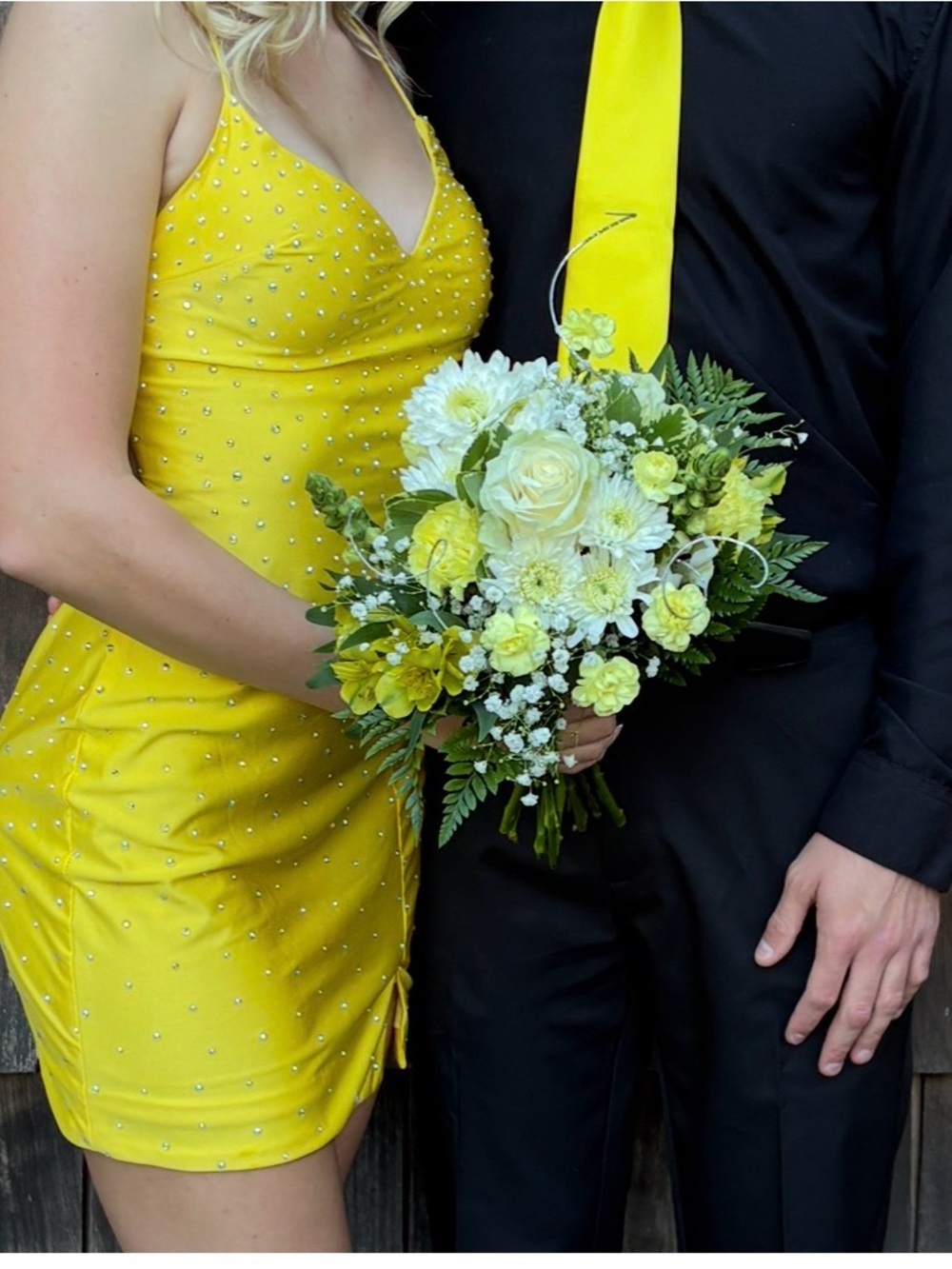 Abby Paris yellow dress